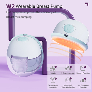 <span class=keywords><strong>Extractor</strong></span> de <span class=keywords><strong>Leche</strong></span> Materna Portátil y Recargable por USB, con Diseño de Compresa Cálida y Masaje, para Madres Lactantes - Product Image 3