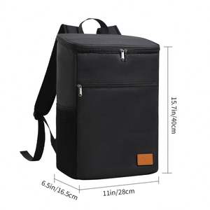 Custom Insulated Leakproof Thermal <b>Cooler</b> <b>Backpack</b> Large Capacity Waterproof Outdoor Promotional Gift Custom Logo 300D - Product Image 3