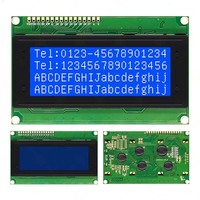 Modul LCD COB Berkualitas Tinggi 0802/1602/1604 Layar STN/FSTN dengan Antarmuka I2C/SPI Warna Biru/Kuning-Hijau/Abu-abu