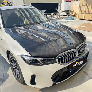 BMW 3 सीरीज G20 G21 G28 2020 + वेंटेड हुड डार्विन स्टाइल ड्राई कार्बन फाइबर इंजन हुड डायरेक्ट फिट हाई क्वालिटी कार पार्ट्स - Product Image 4