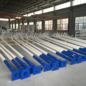 <span class=keywords><strong>เสา</strong></span>ไฟถนนแบบแขนคู่ 12 <span class=keywords><strong>เมตร</strong></span> ชุบกัลวาไนซ์แบบจุ่มร้อน - Product Image 6