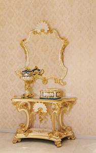 Yips ชุด LD-2004-1852สไตล์ยุโรปวาดด้วยมือลายทองคำเปลวโต๊ะคอนโซลแบบยุโรปคลาสสิก - Product Image 4