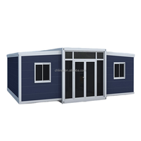 Maison préfabriquée en bois extensible de 40 pieds Conteneur mobile pour villas Kiosques Hôpitaux Toilettes Panneau sandwich Conteneur d'expédition