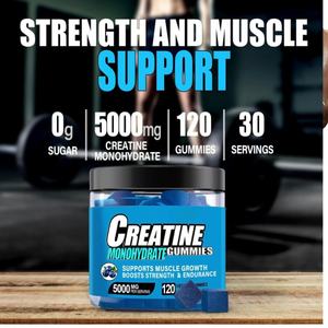 ครีเอทีนโมโนไฮเดรตแบบกัมมี่ ผลิตภัณฑ์ฉลากส่วนตัว (OEM)  เพิ่มพลังงาน 5 กรัม ครีเอทีนกัมมี่  สนับสนุนการเจริญเติบโตของกล้ามเนื้อสำหรับการออกกำลังกาย - Product Image 4
