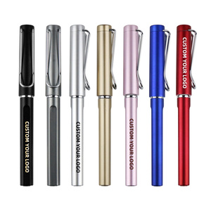 Benutzer definierte Logo Office Geschenk Smooth Writing Kunststoff Gel Stifte 0,5mm mit schwarzen und blauen/roten Tinten farben - Product Image 2