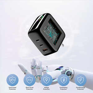 ขายดี140W 100W พอร์ต USB Type-C หลายพอร์ตที่ชาร์จเร็วพร้อมเทคโนโลยี PD GAN สำหรับ17แล็ปท็อปและแท็บเล็ตกล้องป้องกัน <span class=keywords><strong>OTP</strong></span> - Product Image 5