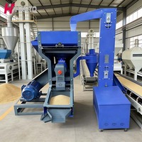 Moulin à riz commercial 5-en-1 avec élévateur, séparateur de pierres, tamis, polisseuse et broyeur, capacité 600 kg/h, multifonctionnel pour usage agricole