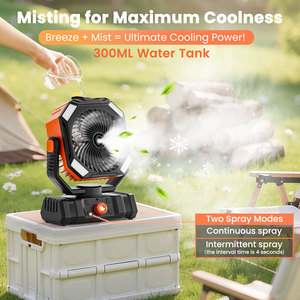 Wholesale Camping Fan 30000MAh Battery Powered <b>Portable</b> Operated Tent <b>Air</b> Conditioner for Rechargeable Misting Fan <b>Air</b> <b>Condition</b> - Product Image 3