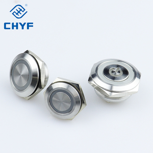 12/16/19/22/25/30 mét không thấm nước điện Power <span class=keywords><strong>LED</strong></span> ánh sáng <span class=keywords><strong>mini</strong></span> Kim Loại <span class=keywords><strong>push</strong></span> <span class=keywords><strong>button</strong></span> chuyển 24V 3A momentary ngắn công tắc áp suất - Product Image 3