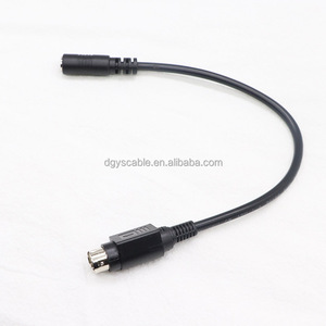 Enregistreur De Disque Dur DC5.5 * 2,1/2,5 MM <span class=keywords><strong>Femelle</strong></span> a Rond 4pin POWEREDprise Adaptateur Secteur Cable De Chargeur 0,2 M - Product Image 2