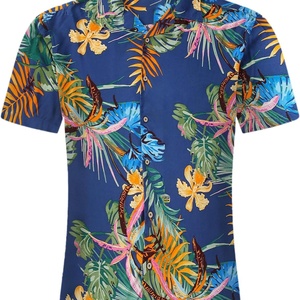 Hawaiian <b>Shirts</b> Casual Vintage Sleeveless Button Beach <b>Shirt</b> Male Tropical Floral Print Summer Pullover <b>Party</b> Holiday Quick Dry - Product Image 4