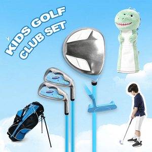 Ensemble complet de clubs de golf légers pour enfants (garçons et filles) avec sac de golf OEM personnalisé, comprenant driver, fers et putter - Product Image 5