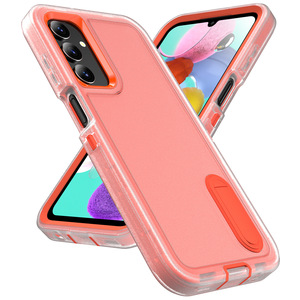 360เคสป้องกันทุกส่วนของเครื่อง TPU 3 in 1, เคสป้องกันการตกแบบ3 in 1พร้อมเคสขาตั้งสำหรับ <span class=keywords><strong>Samsung</strong></span> A16 A26 A36 A25 A55 A35 A56 A55 - Product Image 4