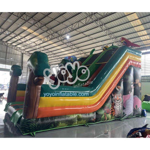 Tobogán Inflable de Dibujos Animados para Exteriores 2026, Tobogán Inflable con Temática de Dibujos Animados, Tobogán Seco para Niños - Product Image 2