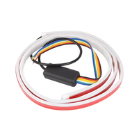 Espumoso 12V & 24V voiture LED bande colorée atmosphère intérieure 5m lumière pour voitures universelles accessoire de couleur rouge