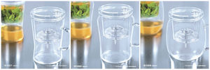 2024 nouvelles tasses en verre de bureau personnelles transparentes résistantes à la chaleur personnalisées petite tasse de <span class=keywords><strong>filtre</strong></span> à thé en verre <span class=keywords><strong>avec</strong></span> infuseur - Product Image 4