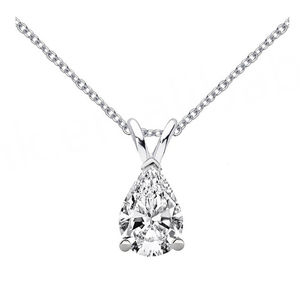 Collier de fiançailles en moissanite unique, pas cher, personnalisé, véritable, abordable, meilleur choix, promesse, pour femme, cadeau - Product Image 3