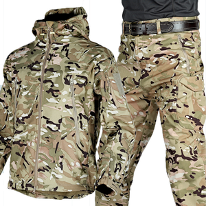 Traje de Camuflaje FG Color Ruinas, Cortavientos Impermeable, Aislamiento Térmico para Invierno, Uniformes Cálidos, Chaqueta y Pantalones Softshell - Product Image 4