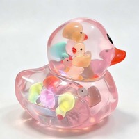 Nouveau Jouet Squishy Vaseline Glow Duck, Jouet à Presser Lumineux Scintillant Mignon en Forme de Canard à Rebond Lent, Cadeau pour Enfants Vente en Gros Usine
