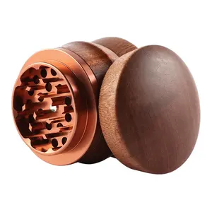 XIAOXIONG Factory Direct Personal Service Diam 65mm Molinillo <span class=keywords><strong>de</strong></span> <span class=keywords><strong>tabaco</strong></span> <span class=keywords><strong>de</strong></span> madera Material personalizado logo y estilo - Product Image 1
