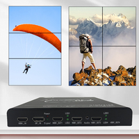 Processeur vidéo multi-écrans 4K, répartiteur vidéo 2x1 3x1, commutateurs multi-écrans 2x2 1x3 2x3 3x3, contrôleur de mur vidéo