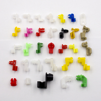Attaches rapides en plastique pour tableau de bord de voiture, console centrale en U, autoradio, lecteur CD/DVD, panneau de navigation, clips, rivets, boucles à pression auto