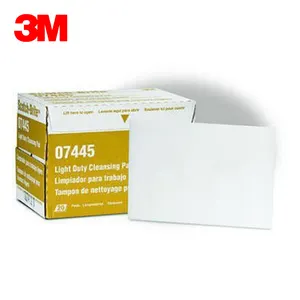 3M 7445 Scotch Brite White Light Super Fine Cleansing Hand Sanding Pad Scouring Pads For Automotive