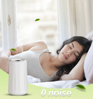 Diffuseur d'huiles essentielles aromatiques rechargeable par USB Nébuliseur sans eau en plastique d'arôme de voiture ultrasonique de luxe Diffuseur d'air parfumé pour la maison