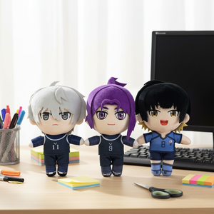 Venta al por Mayor de Peluches de BLUE LOCK: <span class=keywords><strong>Nagi</strong></span> <span class=keywords><strong>Seishiro</strong></span>, Mikage Reo, Bachira Meguru, 20CM, Súper Suaves, Rellenos de Algodón PP, Unisex, para Mayores de 14 Años, para Fiestas - Product Image 2