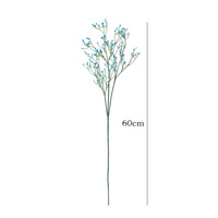 Bunga Gypsophila Buatan Tangan Grosir, Bunga Babybreath Artificial Real Touch 60cm Pink Biru, Bunga BabysBreath Palsu untuk Natal Paskah, Tahan Lama