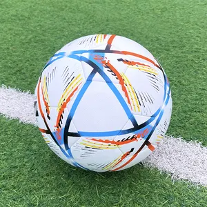 Balón de fútbol de PVC cosido a máquina, tamaño 5, profesional, nuevo estilo, para partido oficial