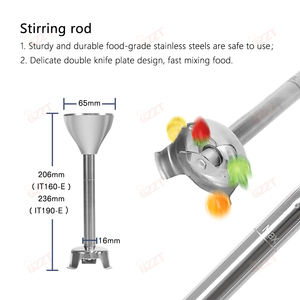 <span class=keywords><strong>ราคา</strong></span>โรงงาน <span class=keywords><strong>เครื่อง</strong></span><span class=keywords><strong>ปั่น</strong></span>แบบจุ่มไฟฟ้าขนาด<span class=keywords><strong>ใหญ่</strong></span> 8 ลิตร 10 ลิตร กำลังสูง สำหรับใช้ในเชิงพาณิชย์ กำลังไฟ 220 วัตต์ 250 วัตต์ พร้อมปุ่มควบคุมความเร็ว - Product Image 3