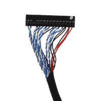 كابل LVDS FIX-30P-D8 ثنائي القنوات 8 بت بمسافة بين 1.0 مم ودبابيس مزدوجة 30FIX، ضفيرة أسلاك PVC بطول 200 مم، 220 فولت، للاستخدام المنزلي الإلكتروني