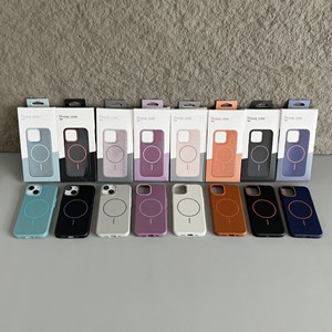 Nueva Funda de Teléfono Móvil de Lujo con Diseño de Bloques de Color, Textura de Litchi, Magnética, Antigolpes, Carga Inalámbrica, PC+Cuero - Product Image 2