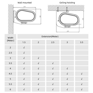 Qingying Treo Tường Xe hơi bãi đậu xe có thể thu vào vải bạt mái hiên - Product Image 4