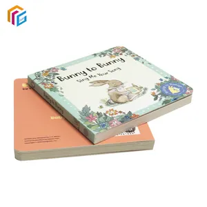 Wholesale Custom Printing Round Corner Matte Laminated Board Books For Children Education Story Book