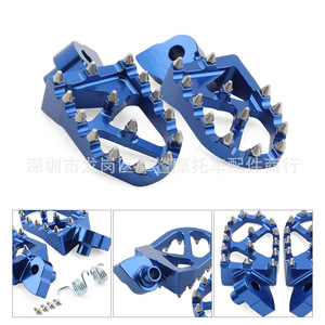 Pédales à pointes bleues Yamaha FYZ450 FWR450 FYZ1256585 YZ250FX WR250, pièces de moto tout-terrain - Product Image 5