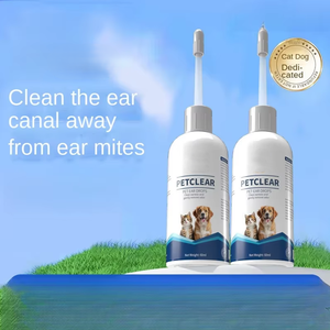 Gotas para Oídos para Mascotas OEM, Líquido de Limpieza con 99% de Eficacia para Eliminar Ácaros, Limpia la Cera del Oído y Elimina los Olores para Perros y <span class=keywords><strong>Gatos</strong></span> - Product Image 1