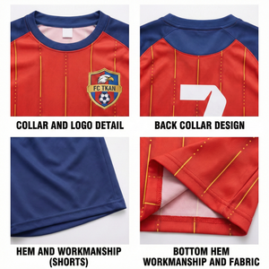 Fabricant de maillots de football OEM, maillots de football personnalisés par sublimation, ensemble short et maillot, polyester, uniformes d'équipe de club à bas prix, vêtements de sport - Product Image 3