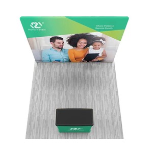 Kit d'affichage pop-up SEG plat de 10 pieds pour salon professionnel avec comptoir de réception, stand d'exposition portable - Product Image 4