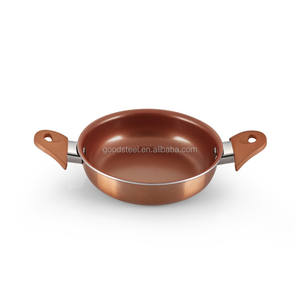 Pococina 20cm-30cm Juego de sartenes de cocina de cerámica y metal con espátula de plástico para uso doméstico y comercial de alimentos - Product Image 3