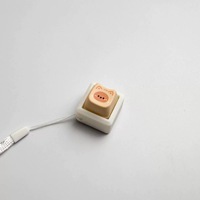 HZGAMER Keycap Chat avec base imprimée en 3D, design anti-stress, compatible avec les testeurs de commutateurs, keycap détachable