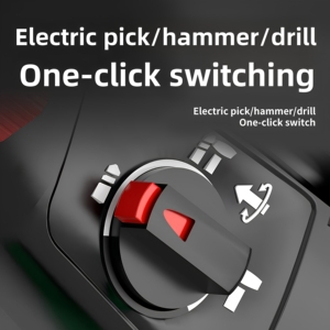 handheld electric hammer, brushless, high-power, lightweight, industrial-grade, compact impact drill, electric pick - Product Image 3