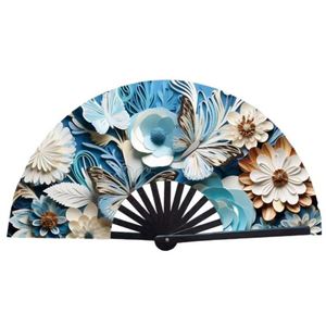 Abanico de Mano de Bambú para Danza Kungfu con Impresión Digital Personalizada de su Diseño - Product Image 3