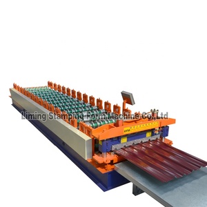 Máy Làm Ngói Kim Loại Nhà Sản Xuất Máy Tạo Hình Tấm Lợp Hình Thang Để Bán Ngói Thép Trung Quốc Thương Hiệu Nổi Tiếng Tự Động - Product Image 3