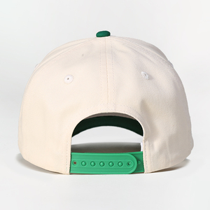 Bán buôn tùy chỉnh 5 Bảng điều chỉnh Mũ bóng chày đồng bằng CHA hat, Mens Thể Thao gorras, 3D thêu Puff Logo cấu trúc Mũ bóng chày - Product Image 5