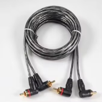 Câble audio RCA 100% cuivre pur OFC, câble de signal audio coaxial blindé PRO HPM pour voiture, longueur personnalisée OEM