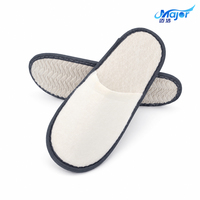Chaussons d'hôtel jetables en tissu peluche, vente en gros à prix abordable pour les chambres d'hôtes et les équipements de salle de bain des complexes hôteliers et spas