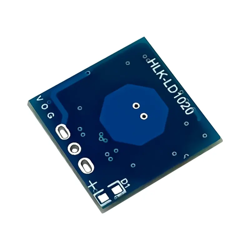HLK-LD1020 modul sensor gerakan/mikro mini baru yang dirancang berdasarkan chip radar x-band dengan frekuensi pusat 10.525GHz