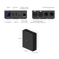 Ubiquiti EAV-Bridge AV-over-IP & XLR Audio Bridge Transmitter/Receiver, émetteur/récepteur audio HDMI et XLR W1181